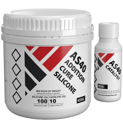 AS40 Addition Cure Silicone Rubber 0.5kg Kit
