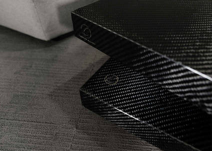 Carbon Allure Carbon Fibre Double Layer Table Side