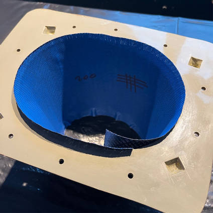 Carbon Fibre Handbag Trio Prepreg Process