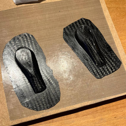 Carbon Fibre Handbag Trio Prepreg Process