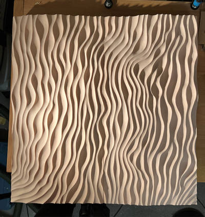 Carved Model Board Blank by Theo Silkstone