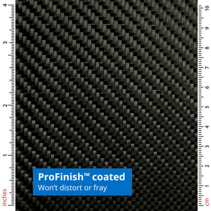 210g ProFinish 2x2 Twill 3k Carbon Fibre Cloth