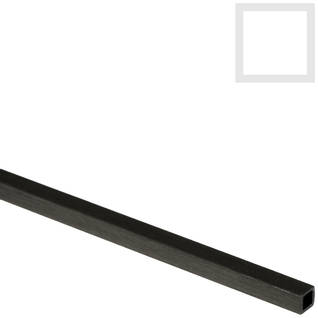 4mm (2.5mm) Carbon Fibre Square Box Section 1000mm Thumbnail