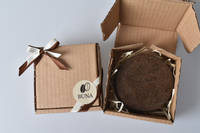 Coffee Bean Shell and Bio Resin Coasters in Gift Box by Buna BF Thumbnail