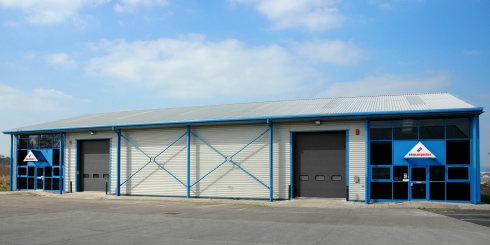 Easy Composites main building on Park Hall Business Village