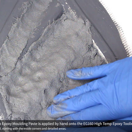 Applying EMP160 Epoxy Laminating Paste to Make a New Composites Mould