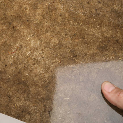 300g Non-Woven Flax Fibre Cured Laminate Sample