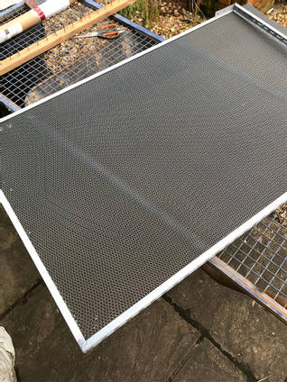 Laser Bed Frame with Honeycomb