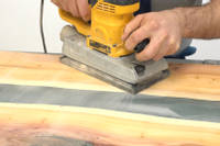 Finishing the surface