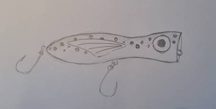 Fishing Lure Design Sketch by Splish Splash Fishing