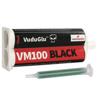 VM100 Black 10min Methyl Methacrylate Adhesive 50ml Twin Tube Thumbnail