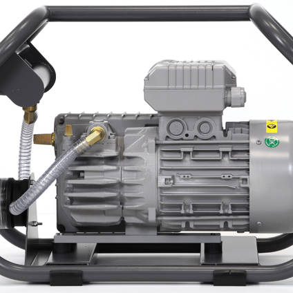 VACBASE 20 Mobile Industrial Vacuum Pump System Side Image