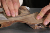 Key the surface of the part